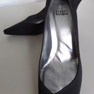 Stuart Weitzman Classy Black Pointed Heel